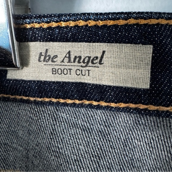 AG Adriano Goldschmied “The Angel” Bootcut Jeans Womens 31R DarkWash Made in USA - Picture 4 of 11